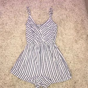 striped romper WORN ONCE